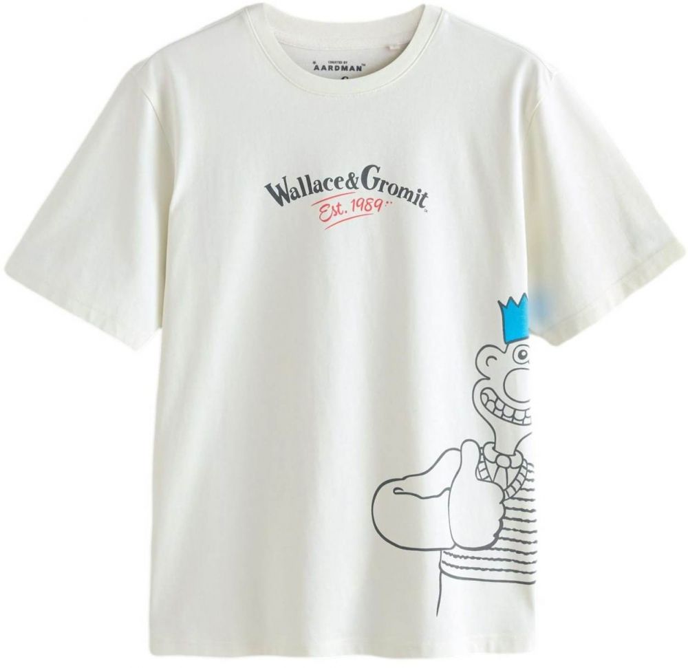 Next Tričko  zmiešané farby / biela