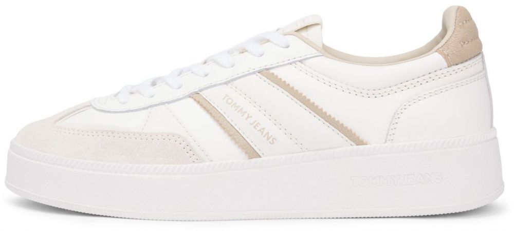 Tommy Jeans Nízke tenisky 'The Greenwich Edge'  béžová / svetlobéžová / biela