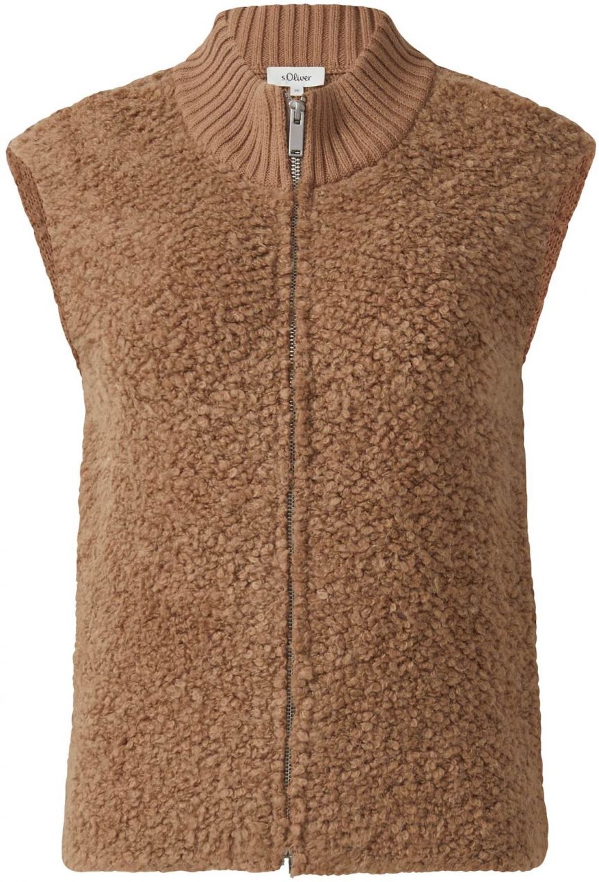 s.Oliver Pletená vesta  hnedá