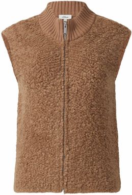 s.Oliver Pletená vesta  hnedá