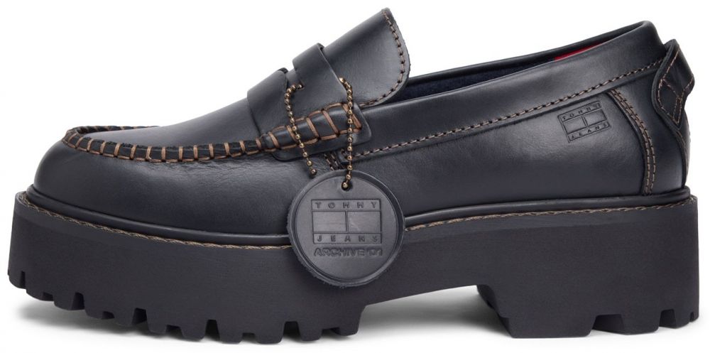 Tommy Jeans Papuče 'ARCHIVE '01'  čierna