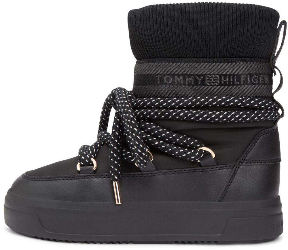 TOMMY HILFIGER Snehule  čierna