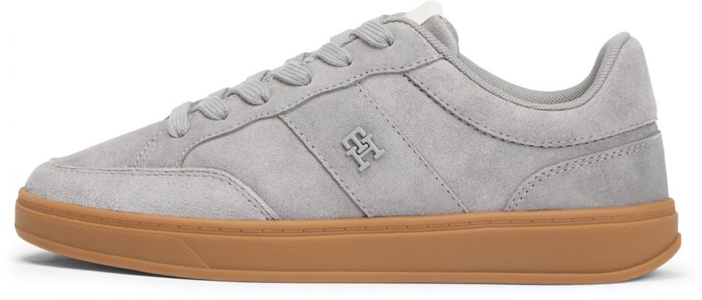 TOMMY HILFIGER Nízke tenisky 'HERITAGE COURT'  sivá