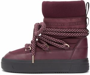 TOMMY HILFIGER Snehule  burgundská