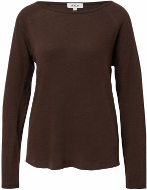 s.Oliver Tričko  tmavohnedá