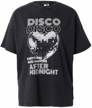 QS Tričko  čierna / biela