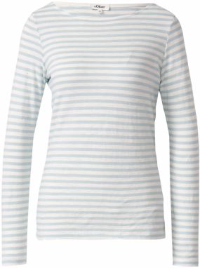 s.Oliver Tričko  tyrkysová / biela