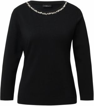 s.Oliver Tričko  čierna / priehľadná