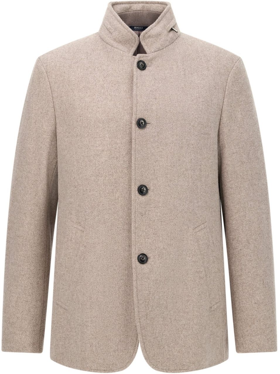 Boggi Milano Prechodný kabát  béžová melírovaná
