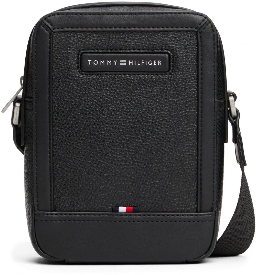 TOMMY HILFIGER Taška cez rameno 'CENTRAL'  čierna