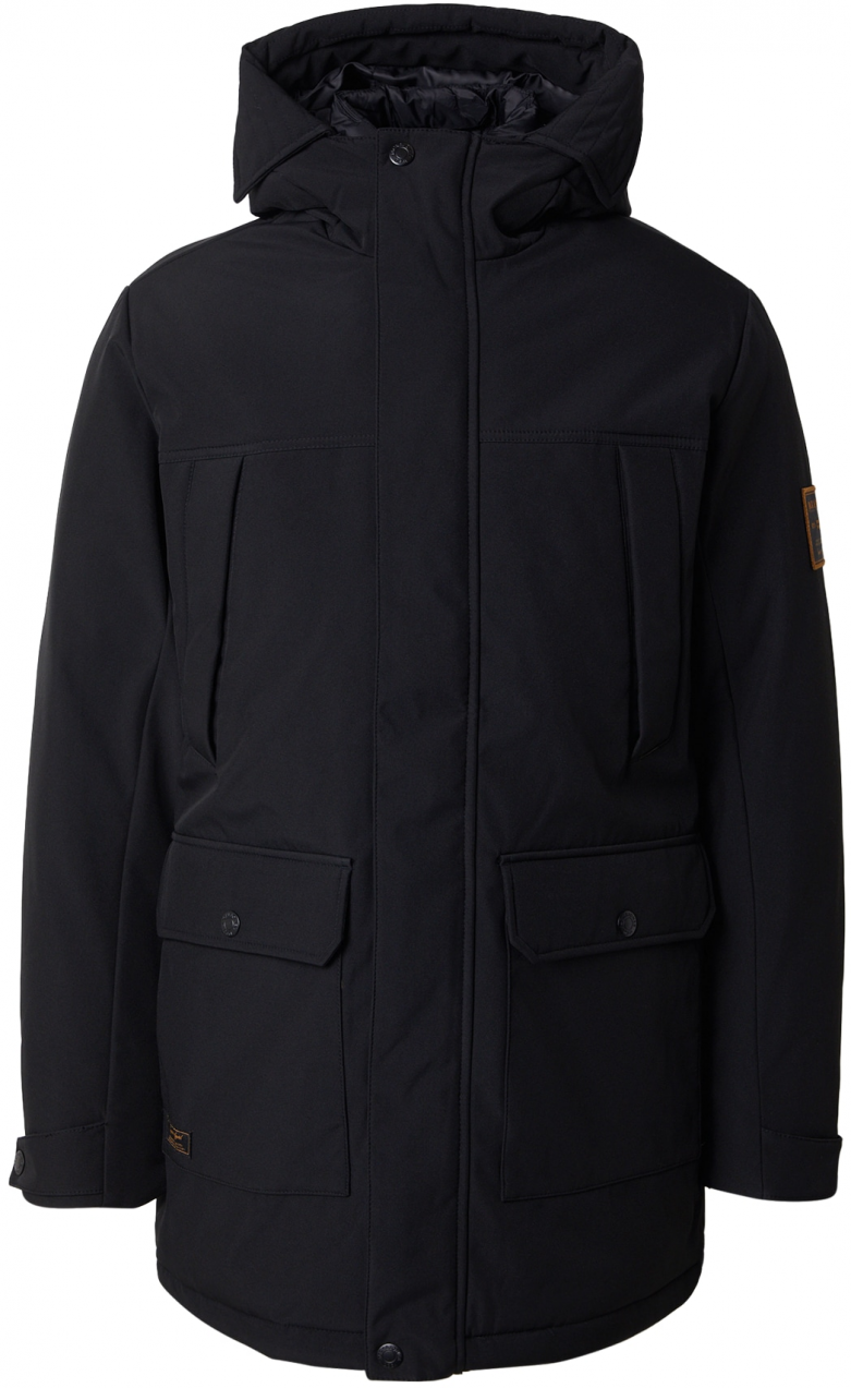 JACK & JONES Zimná parka 'JJFinn'  čierna