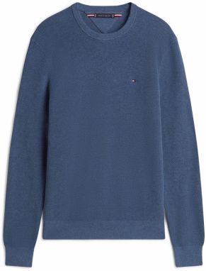 TOMMY HILFIGER Sveter 'Essential'  modrosivá