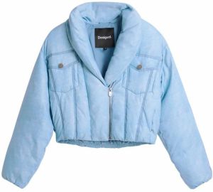 Desigual Prechodná bunda  modrá