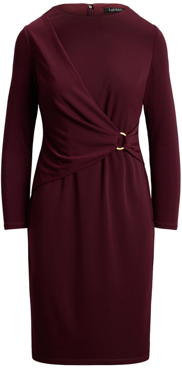 Lauren Ralph Lauren Šaty  vínovo červená