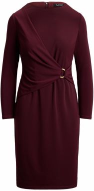 Lauren Ralph Lauren Šaty  vínovo červená