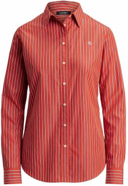 Lauren Ralph Lauren Blúzka  oranžová / čierna / biela