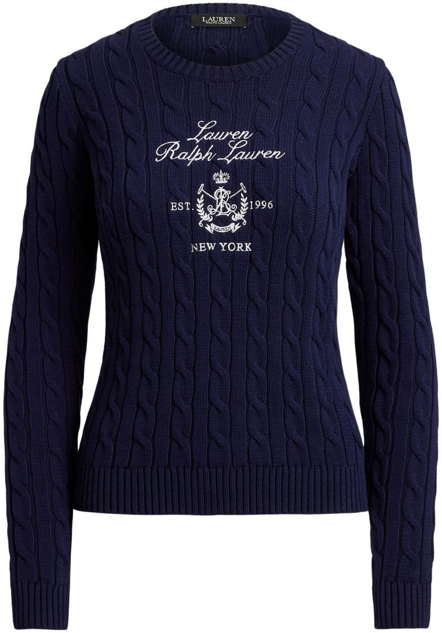 Lauren Ralph Lauren Sveter  námornícka modrá / biela