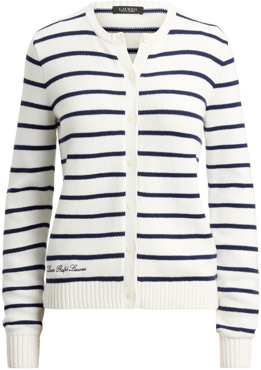 Lauren Ralph Lauren Kardigán  námornícka modrá / biela