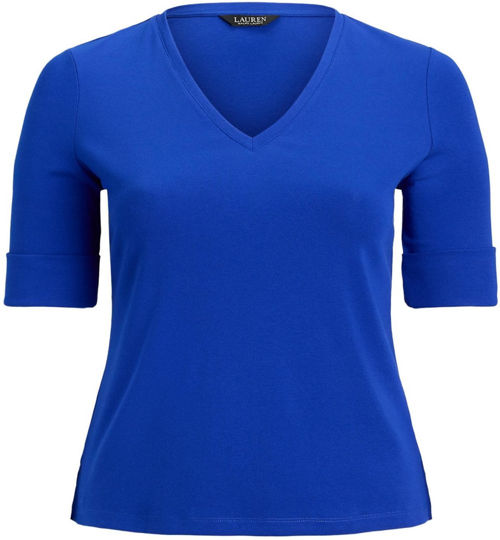 Lauren Ralph Lauren Plus Tričko 'JUDY'  kráľovská modrá