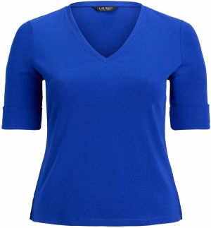 Lauren Ralph Lauren Plus Tričko 'JUDY'  kráľovská modrá