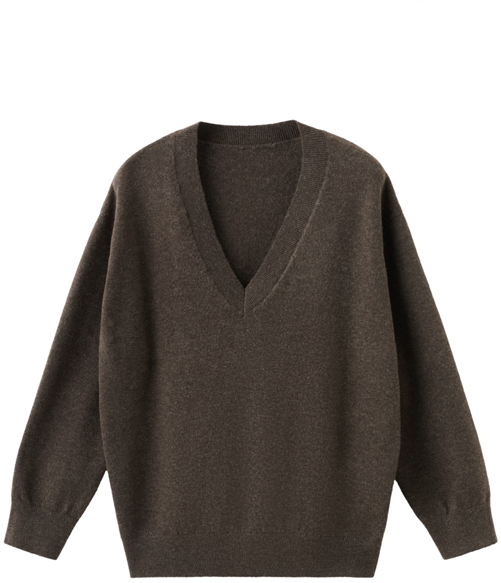 MANGO Sveter 'FESTO'  čokoládová