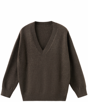 MANGO Sveter 'FESTO'  čokoládová