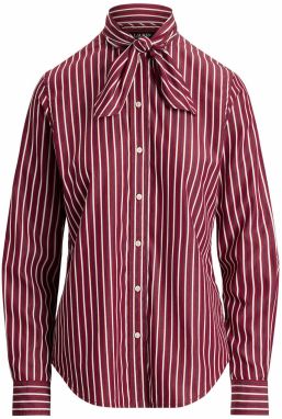 Lauren Ralph Lauren Blúzka  námornícka modrá / burgundská / biela