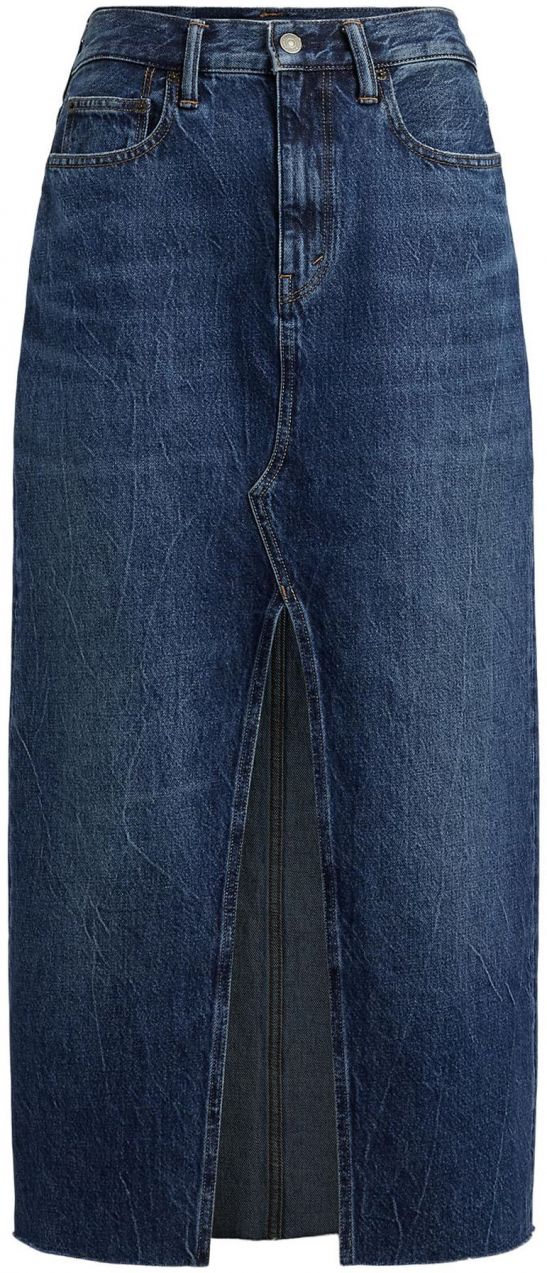 Polo Ralph Lauren Sukňa  modrá denim