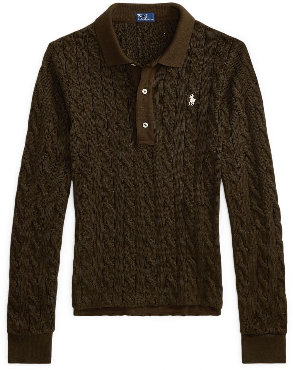 Polo Ralph Lauren Sveter  svetlobéžová / tmavohnedá