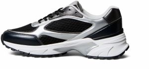 Calvin Klein Nízke tenisky  čierna / strieborná