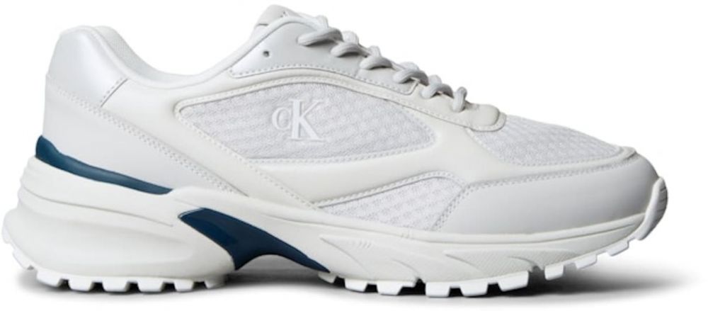 Calvin Klein Nízke tenisky 'HIKE RUNNER'  svetlosivá / petrolejová / šedobiela