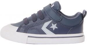 CONVERSE Tenisky  modrofialová / biela