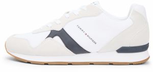 TOMMY HILFIGER Nízke tenisky  béžová / námornícka modrá / biela