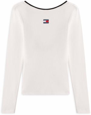 Tommy Jeans Tričko  biela