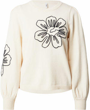 ONLY Sveter 'ONLMAGNOLIA'  nebielená / čierna