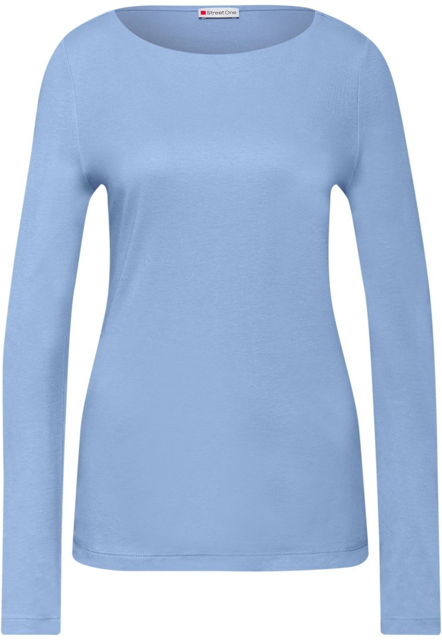 STREET ONE Tričko 'New Lanea'  svetlomodrá