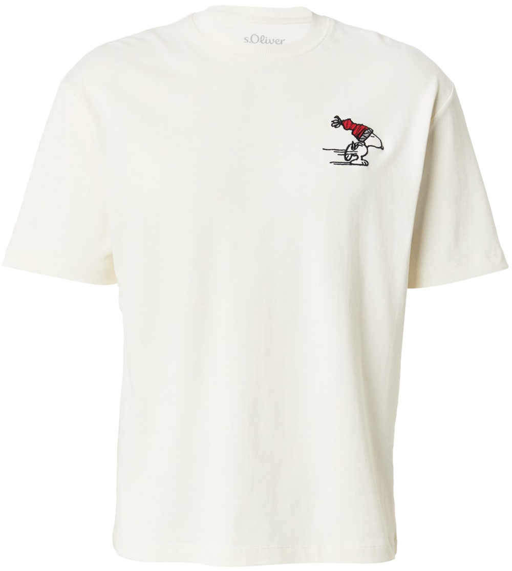 s.Oliver Tričko  červená / čierna / biela