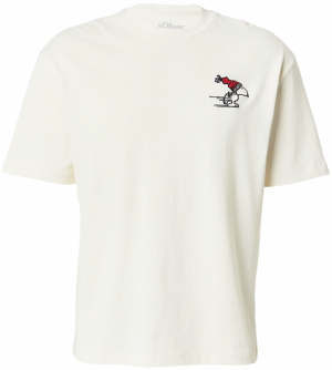 s.Oliver Tričko  červená / čierna / biela