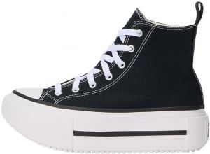 CONVERSE Tenisky 'CTAS LIFT DOUBLE STACK'  čierna / biela