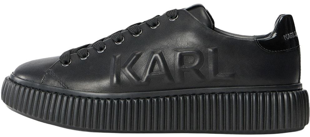 Karl Lagerfeld Nízke tenisky  čierna