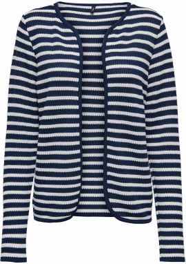 ONLY Kardigán  tmavomodrá / biela