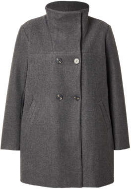 ONLY Carmakoma Prechodný kabát 'CARBlake'  tmavosivá