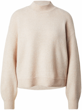 PIECES Sveter 'PCMalou'  sivobéžová