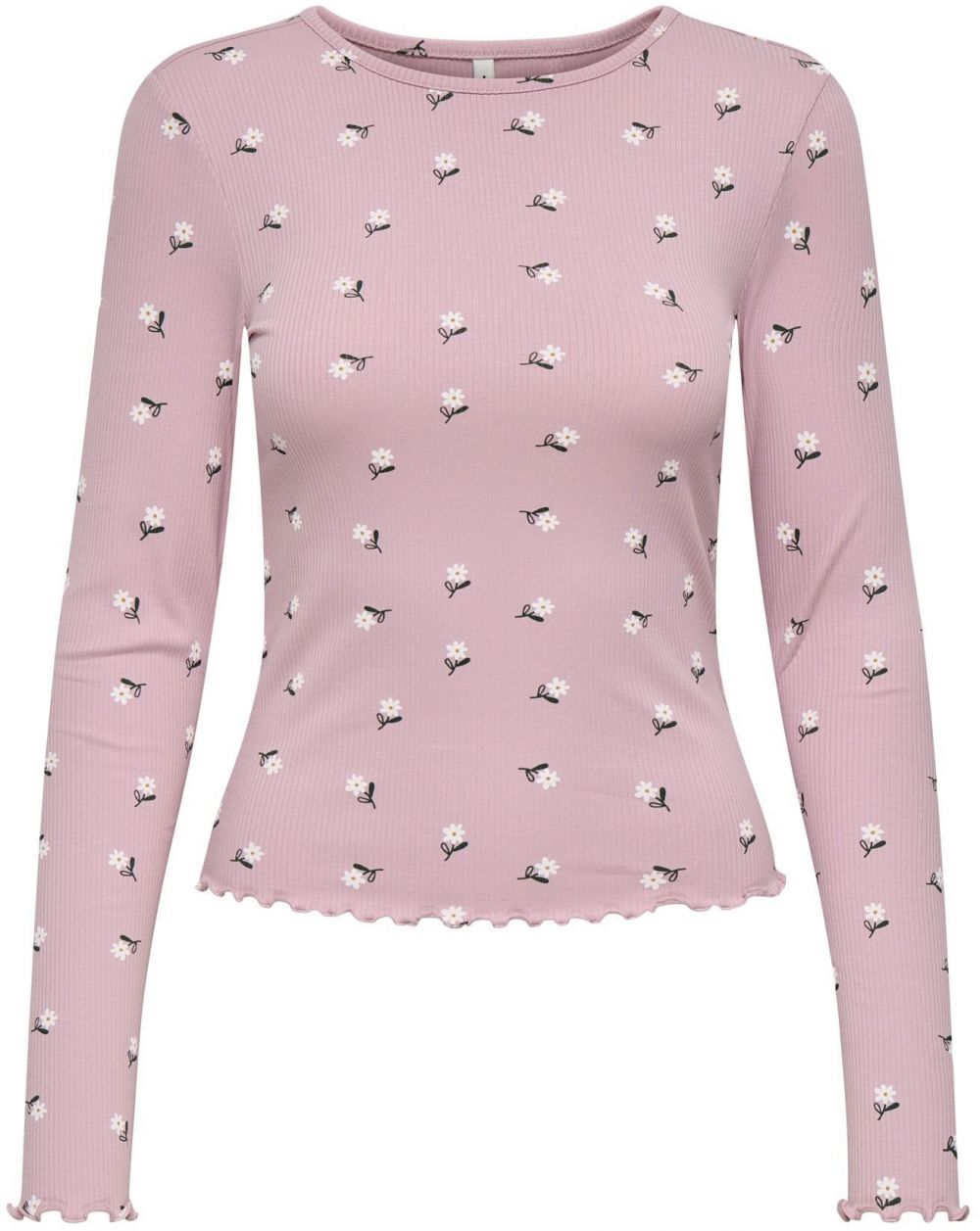 ONLY Tričko 'ONLINA'  sivá / orgovánová / biela