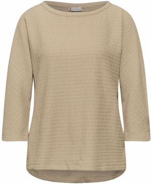 STREET ONE Tričko  piesková