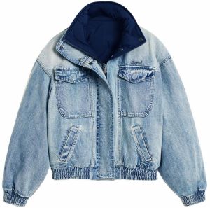 Desigual Prechodná bunda  modrá