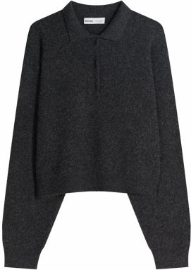 Bershka Sveter  tmavosivá