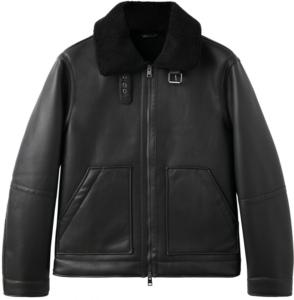 MANGO MAN Prechodná bunda 'ETHAN'  čierna