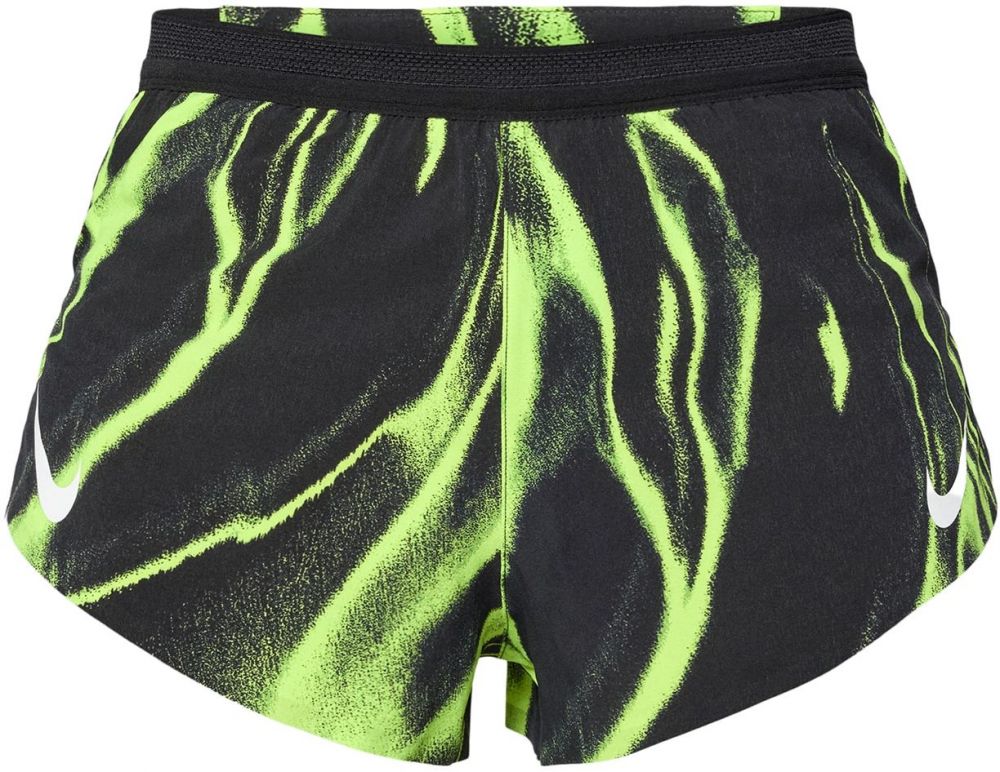 NIKE Športové nohavice 'AROSWFT'  neónovo zelená / čierna