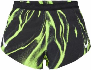 NIKE Športové nohavice 'AROSWFT'  neónovo zelená / čierna